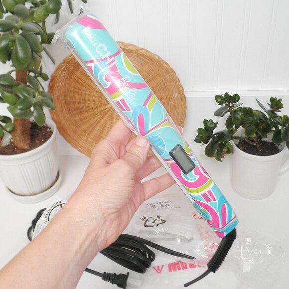 For Repair NEW Barbie x CHI Totally Hair 1.25 Inch Ceramic Hairstyling Iron Cut
